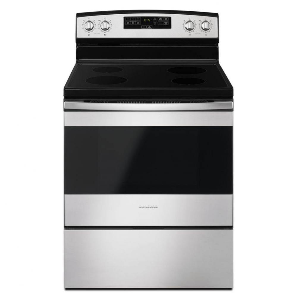 30-inch Amana® Electric Range with Extra-Large Oven Window