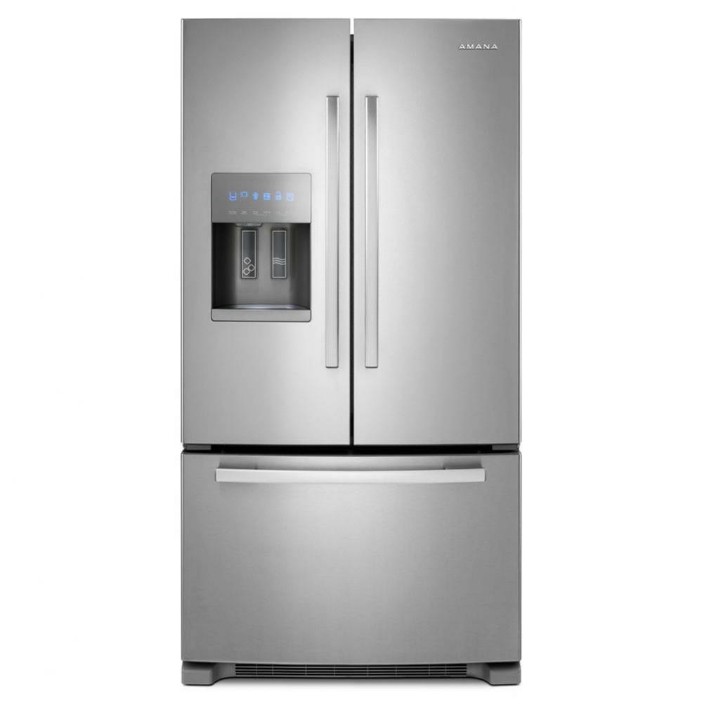 36-inch Wide French Door Bottom- Freezer Refrigerator with Fast Cool Option - 25 cu. ft.