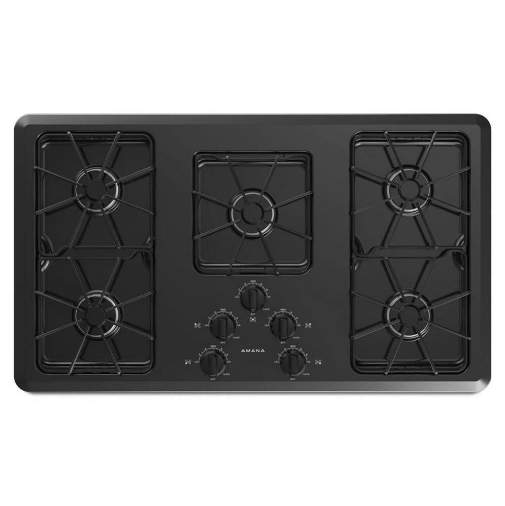 36-inch Amana Gas Cooktop with Front Controls