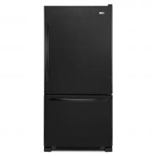 Amana ABB2224BRB - 33-inch Wide Amana Bottom-Freezer Refrigerator with EasyFreezer&trade; Pull-Out Drawer - 22 cu