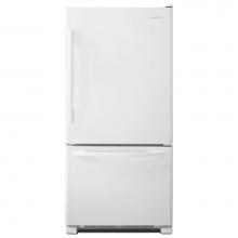 Amana ABB2224BRW - 33-inch Wide Amana Bottom-Freezer Refrigerator with EasyFreezer&trade; Pull-Out Drawer - 22 cu