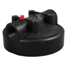 American Plumber 154166 - 1'' Black Cap w/Pressure Relief Button - Heavy-Duty Housings (W10-PR, W2010-PR, WWHC, WW