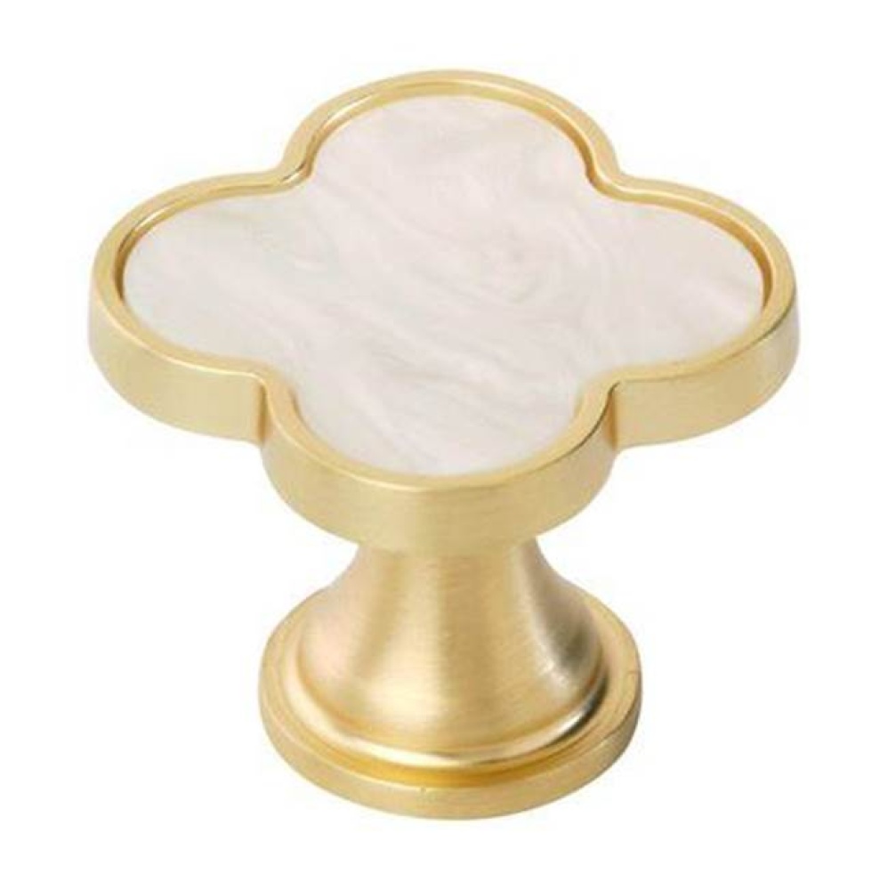 Accents Knob, Gold/Mother of Pearl