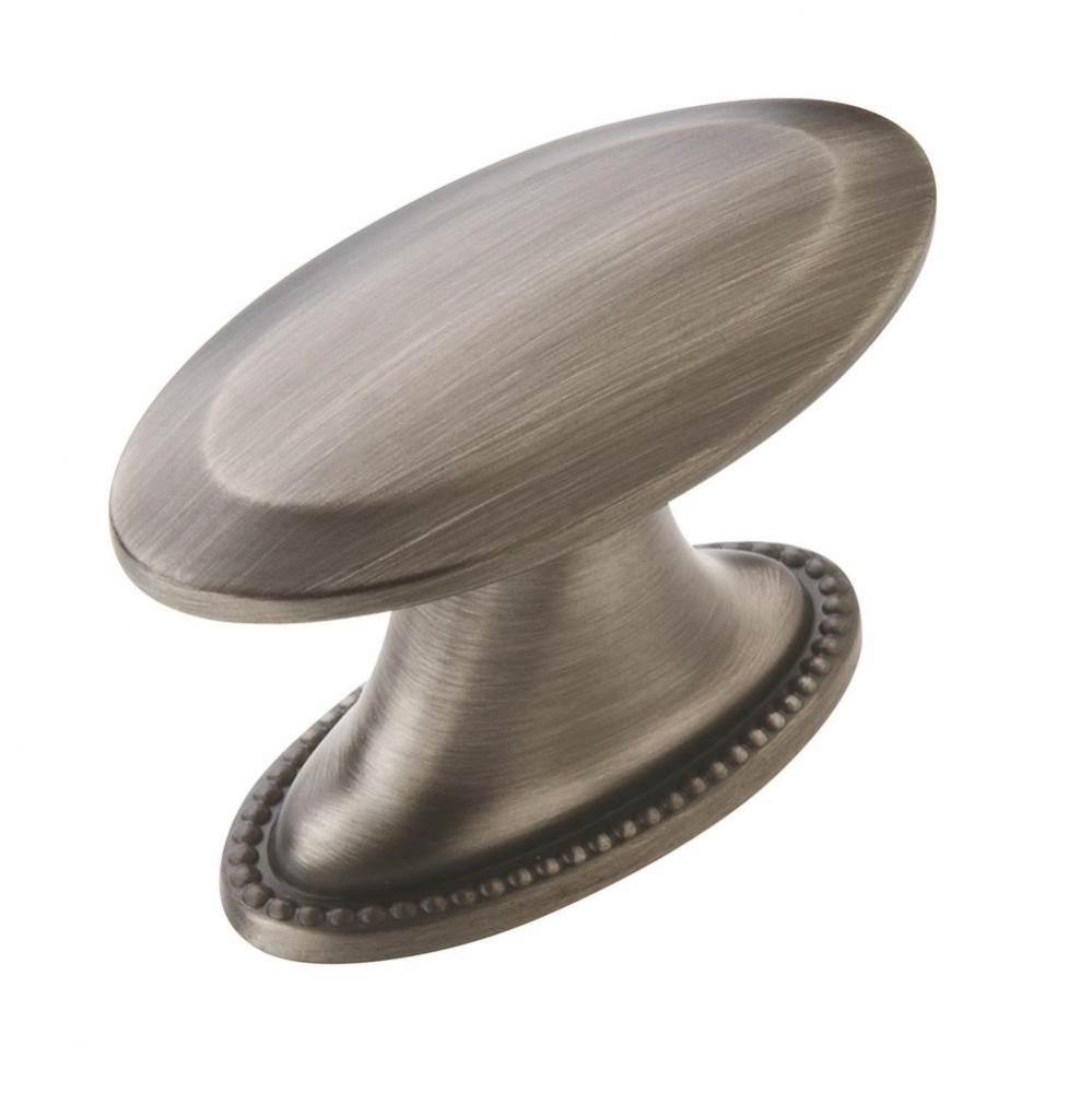 Atherly 1-1/2 in (38 mm) Length Antique Silver Cabinet Knob