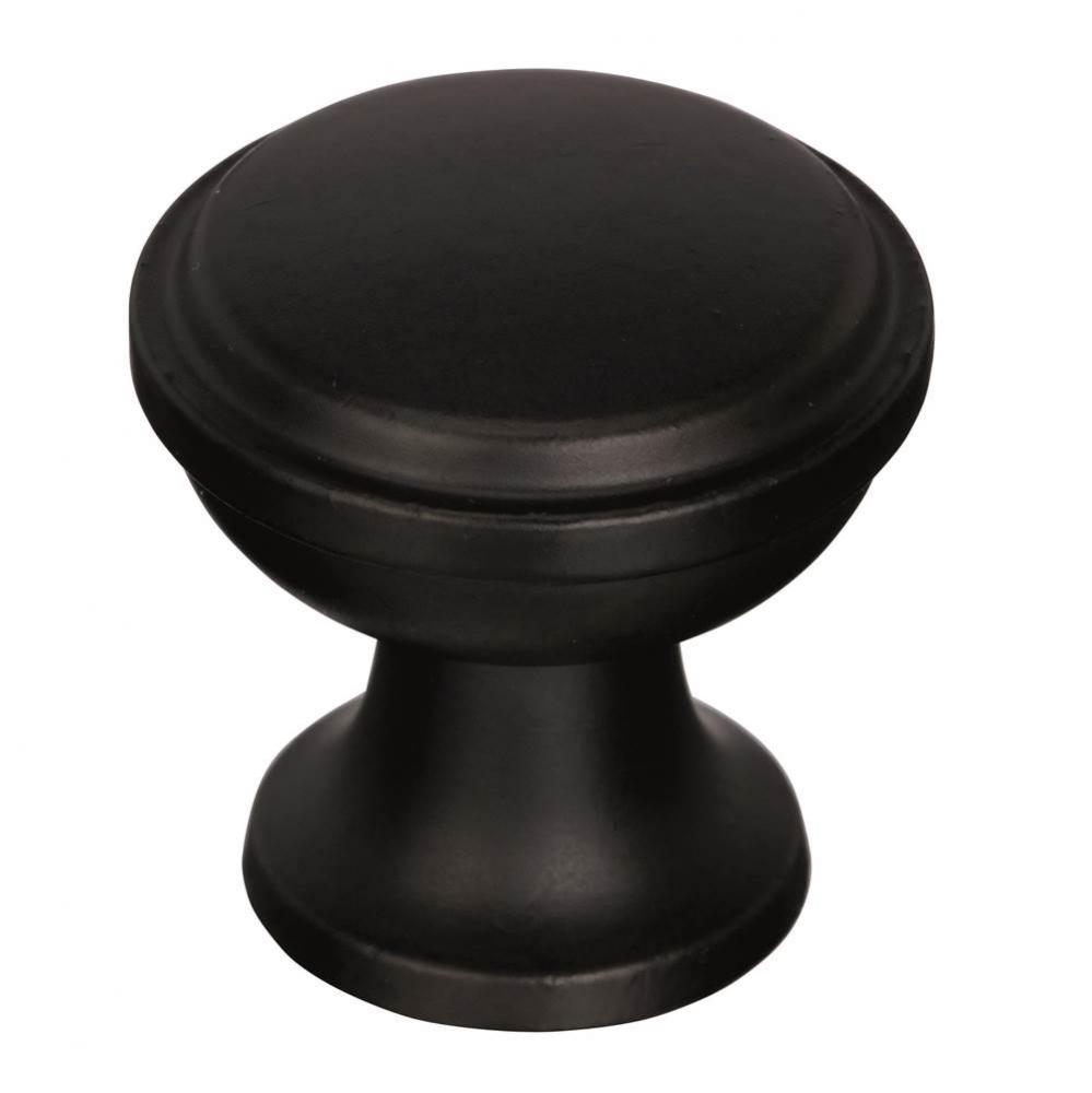 Westerly 1-3/16 in (30 mm) Diameter Black Bronze Cabinet Knob