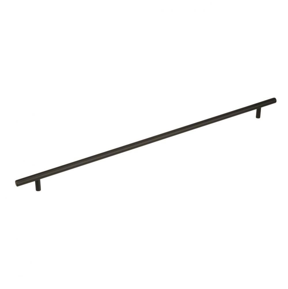 Bar Pulls 18-7/8 in (480 mm) Center-to-Center Black Bronze Cabinet Pull