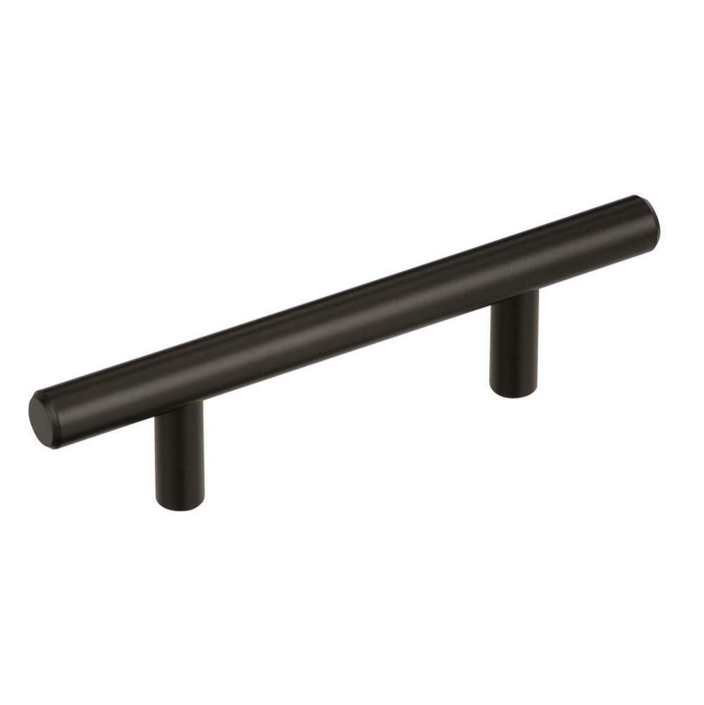 Bar Pulls 3 in (76 mm) Center-to-Center Black Bronze Cabinet Pull