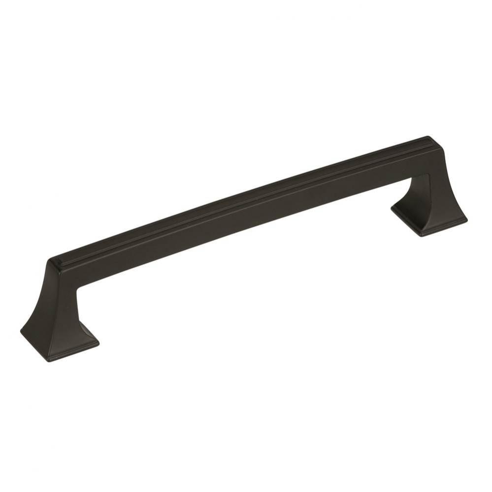 Mulholland 6-5/16 in (160 mm) Center-to-Center Black Bronze Cabinet Pull