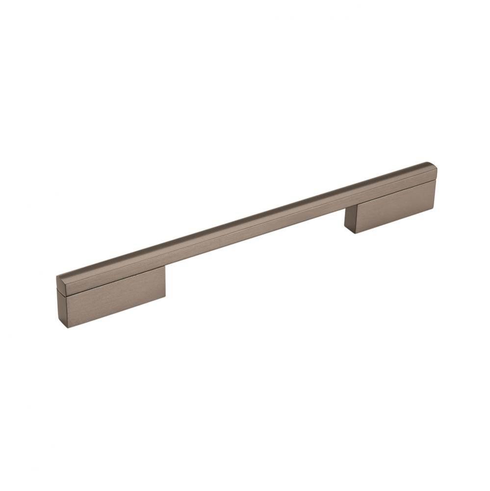 Separa 8 in (203 mm) Center-to-Center Black Brushed Nickel Cabinet Pull