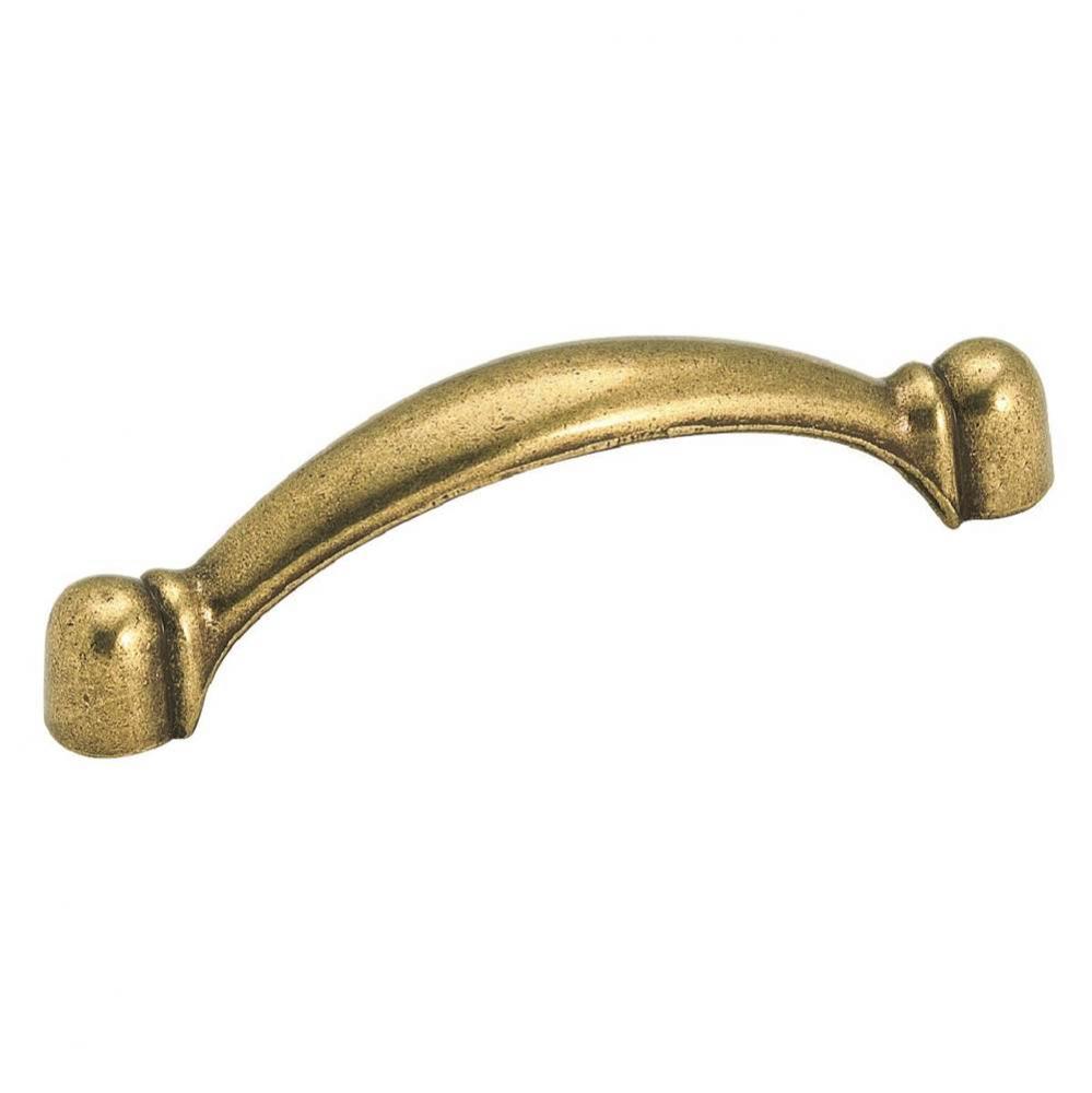 Allison Value 3 in (76 mm) Center-to-Center Burnished Brass Cabinet Pull