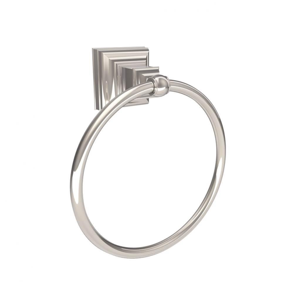 Markham 6-7/8 in (175 mm) Length Towel Ring in Polished Chrome