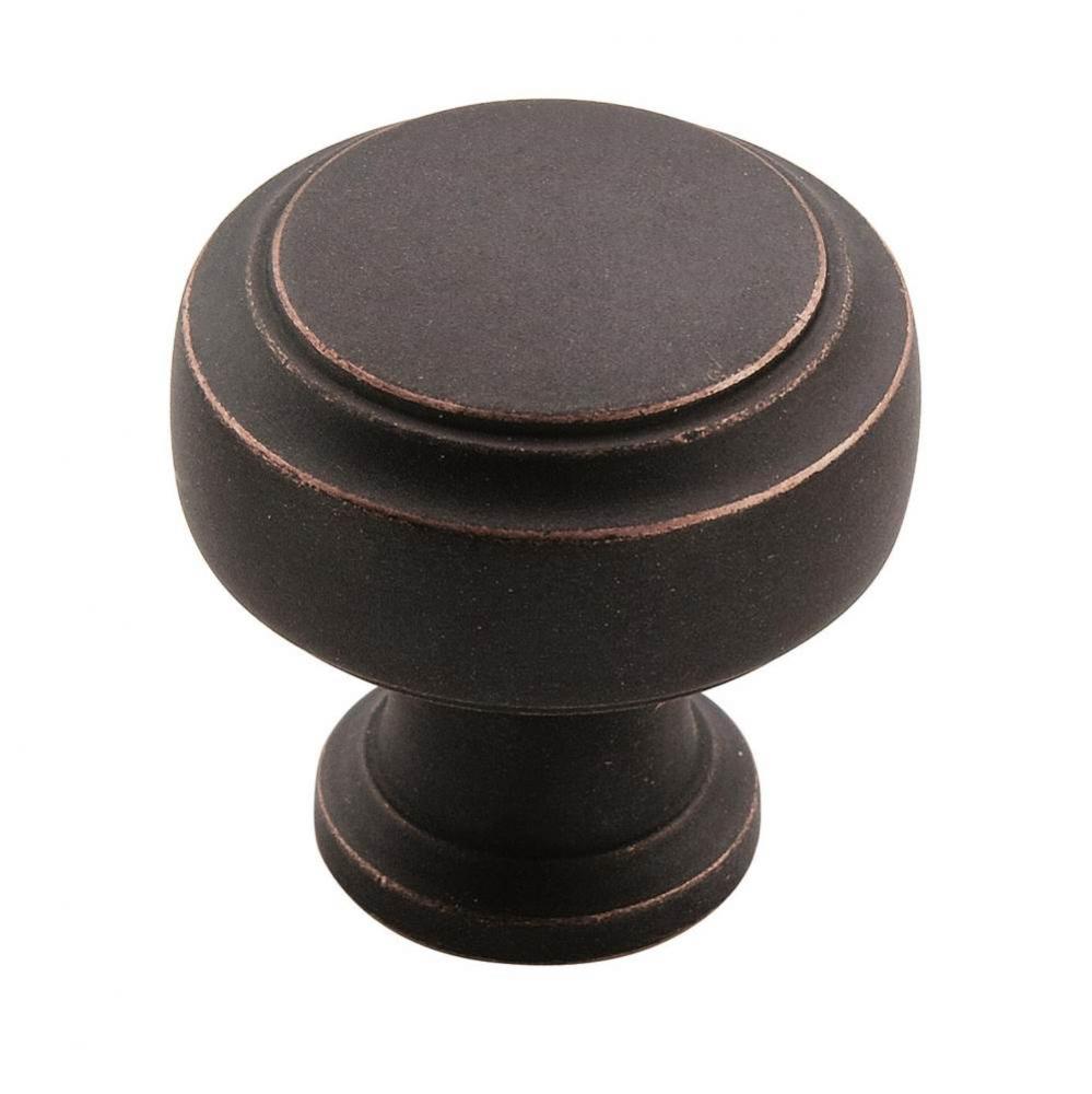 Highland Ridge 1-3/16 in (30 mm) Diameter Dark-Oiled Bronze Cabinet Knob