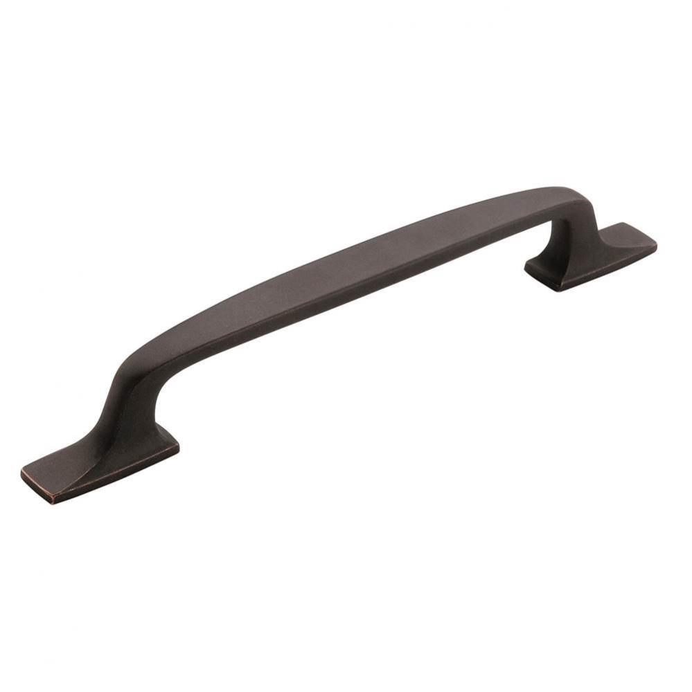 Highland Ridge 6-5/16 in (160 mm) Center-to-Center Dark-Oiled Bronze Cabinet Pull