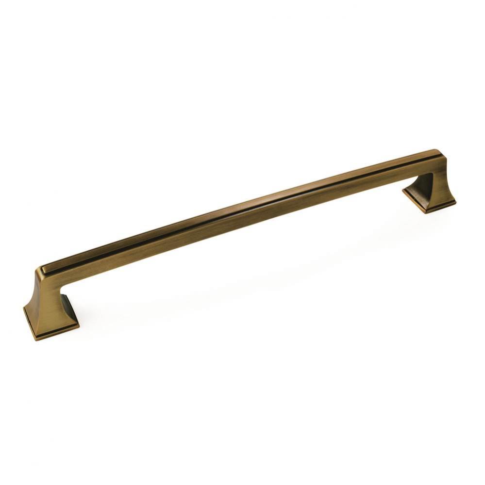 Mulholland 12 in (305 mm) Center-to-Center Gilded Bronze Appliance Pull