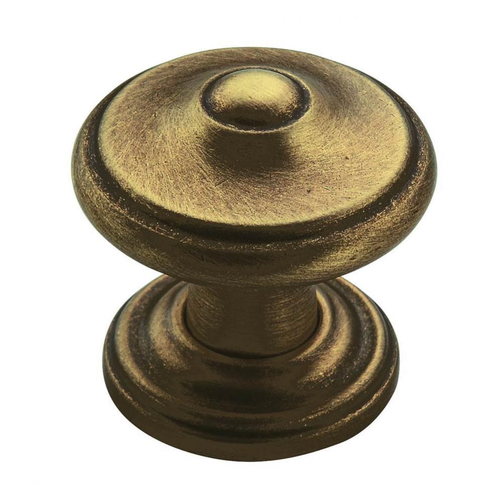 Revitalize 1-1/4 in (32 mm) Diameter Gilded Bronze Cabinet Knob