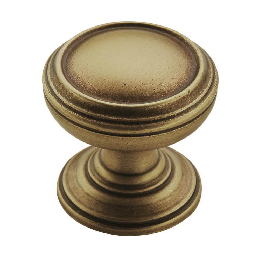 Revitalize 1-1/4 in (32 mm) Diameter Gilded Bronze Cabinet Knob