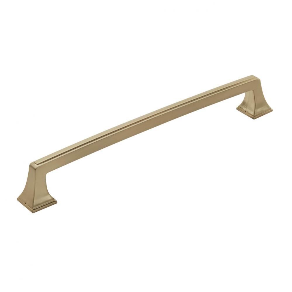Mulholland 12 in (305 mm) Center-to-Center Golden Champagne Appliance Pull