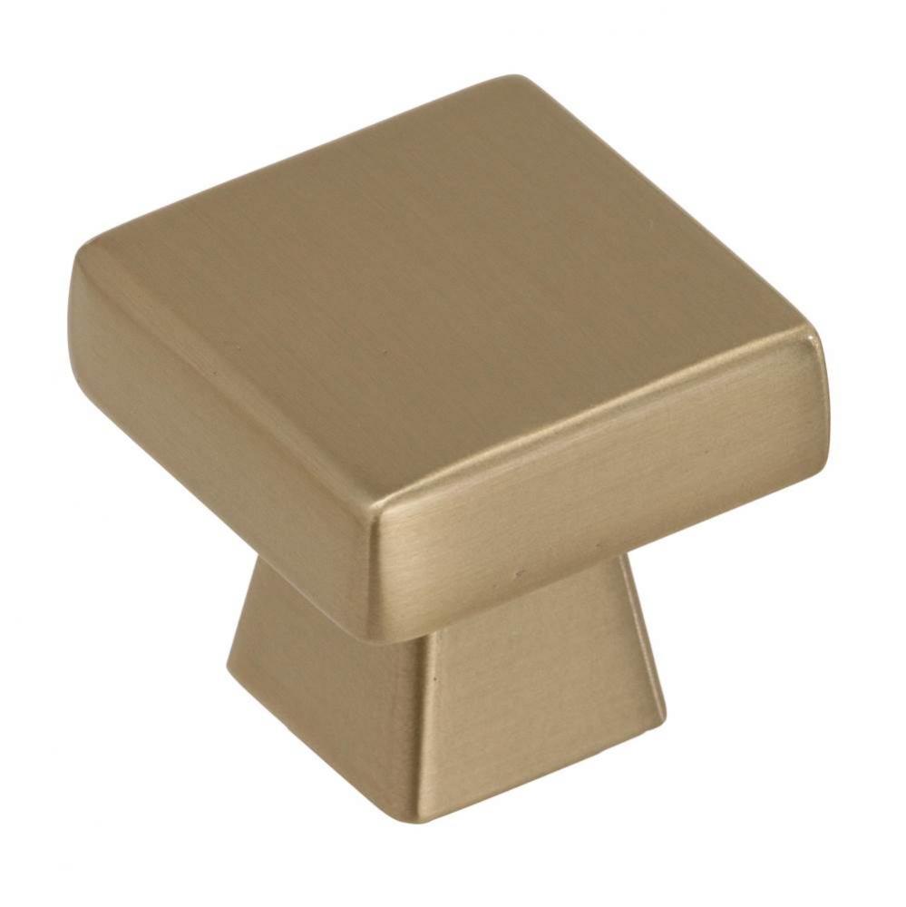 Blackrock 1-3/16 in (30 mm) Length Golden Champagne Cabinet Knob