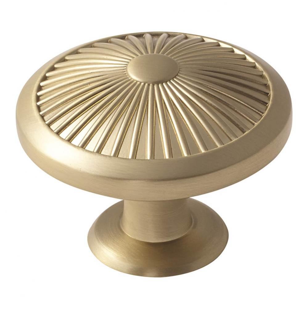 Crawford 1-3/4 in (44 mm) Diameter Golden Champagne Cabinet Knob