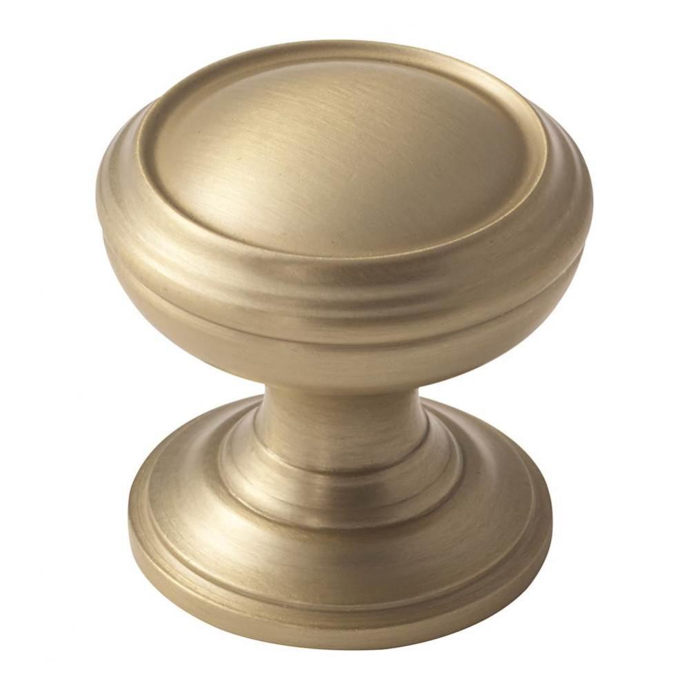 Revitalize 1-1/4 in (32 mm) Diameter Golden Champagne Cabinet Knob