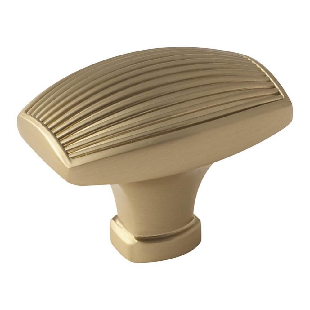 Sea Grass 1-1/2 in (38 mm) Length Golden Champagne Cabinet Knob