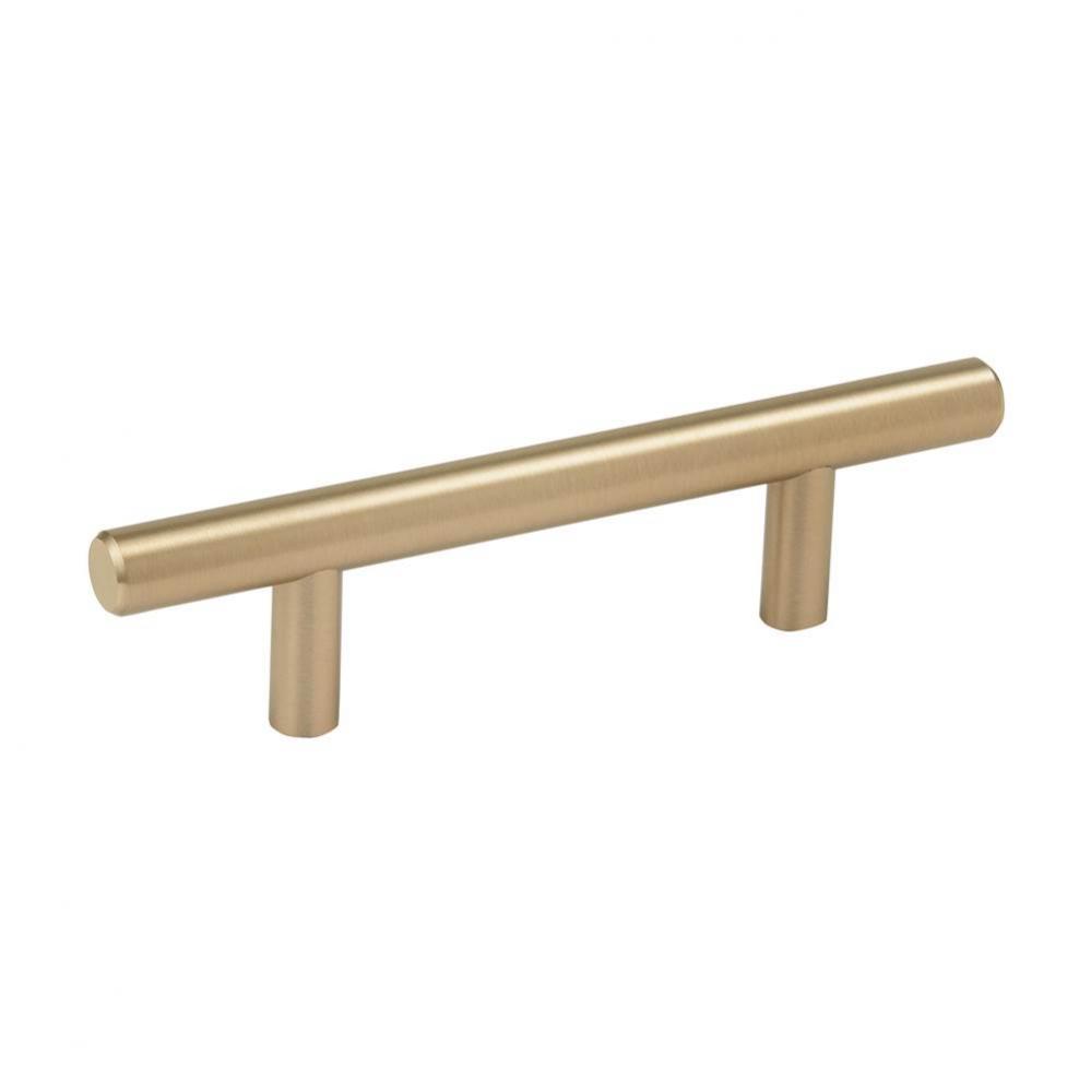 Bar Pulls 3 in (76 mm) Center-to-Center Golden Champagne Cabinet Pull