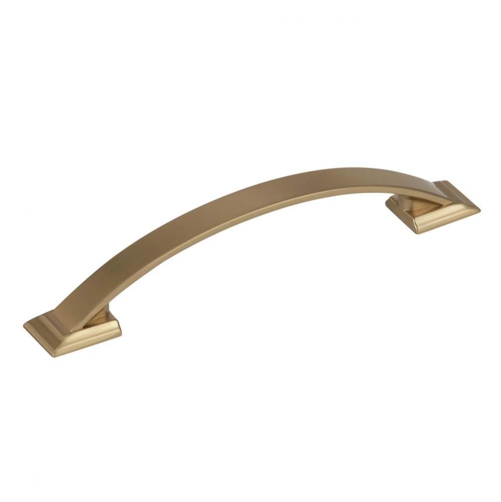 Candler 5-1/16 in (128 mm) Center-to-Center Golden Champagne Cabinet Pull