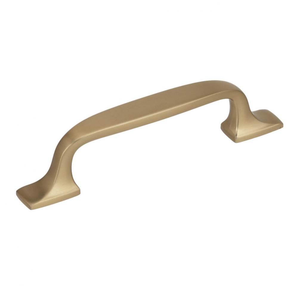 Highland Ridge 3 in (76 mm) Center-to-Center Golden Champagne Cabinet Pull