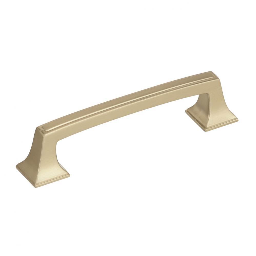 Mulholland 3-3/4 in (96 mm) Center-to-Center Golden Champagne Cabinet Pull