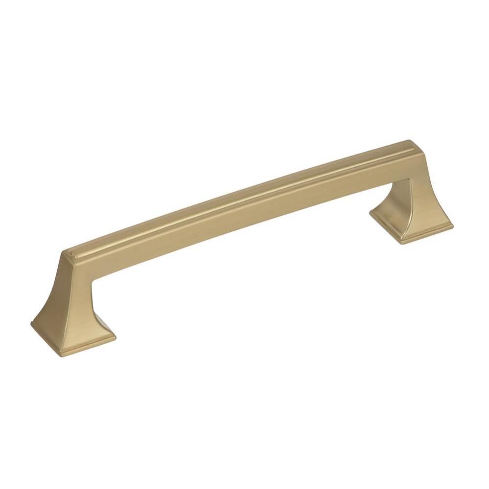 Mulholland 5-1/16 in (128 mm) Center-to-Center Golden Champagne Cabinet Pull
