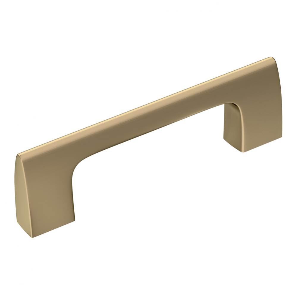 Riva 3 in (76 mm) Center-to-Center Golden Champagne Cabinet Pull