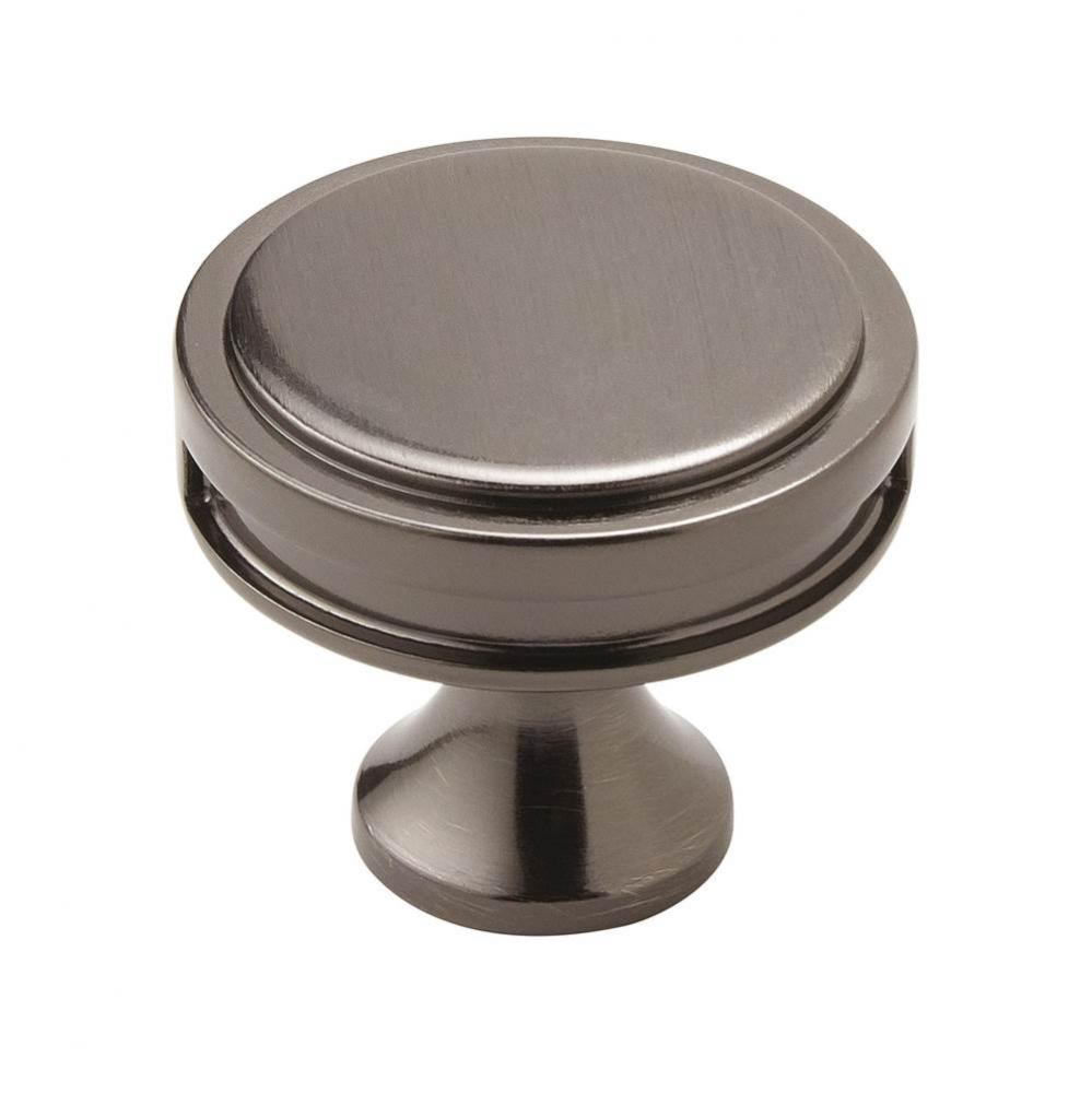 Oberon 1-3/8 in (35 mm) Diameter Gunmetal Cabinet Knob