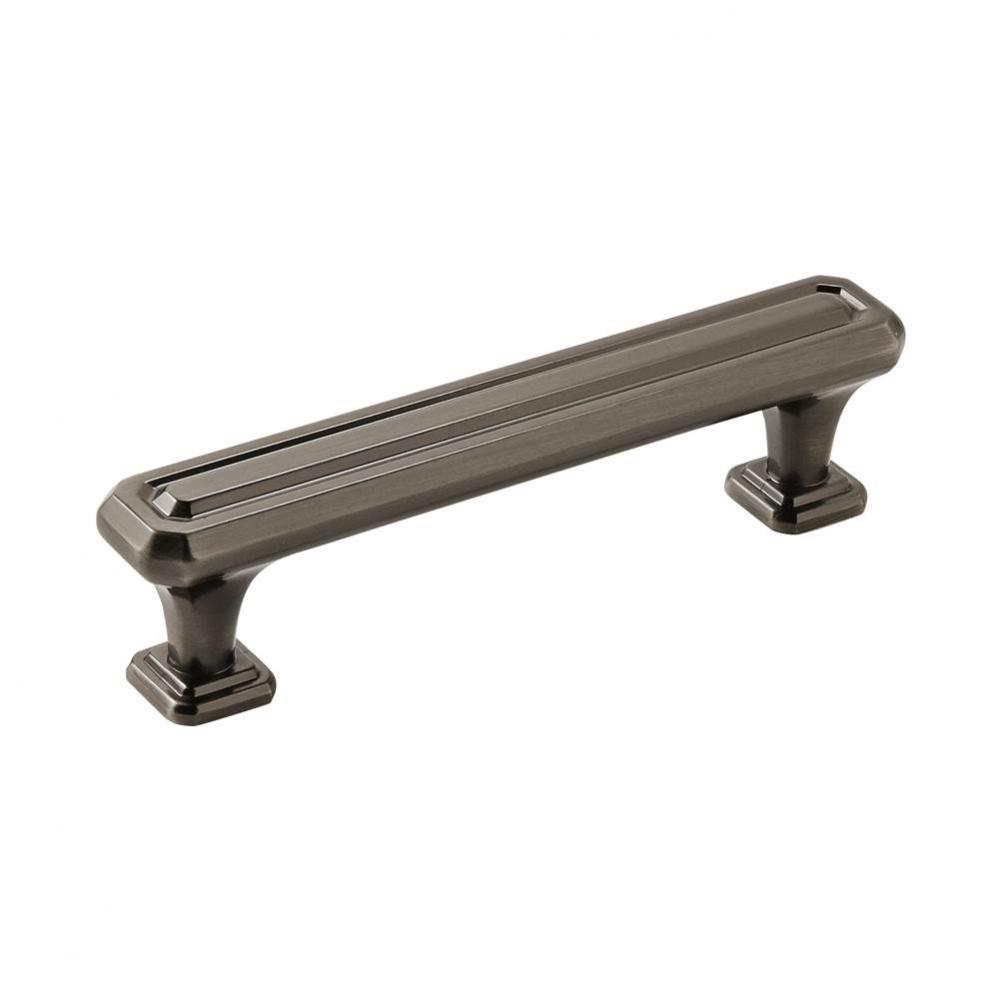 Wells 3-3/4 in (96 mm) Center-to-Center Gunmetal Cabinet Pull