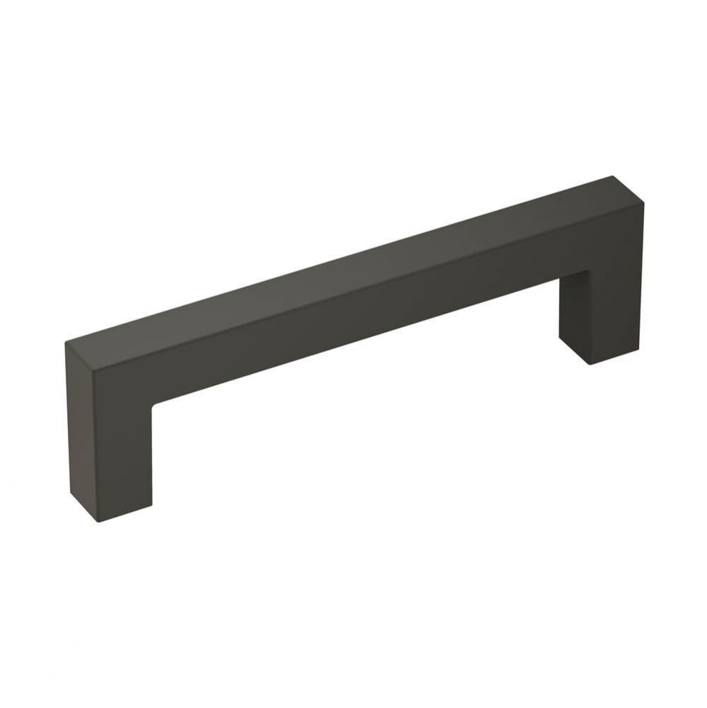 Monument 3-3/4 in (96 mm) Center-to-Center Matte Black Cabinet Pull