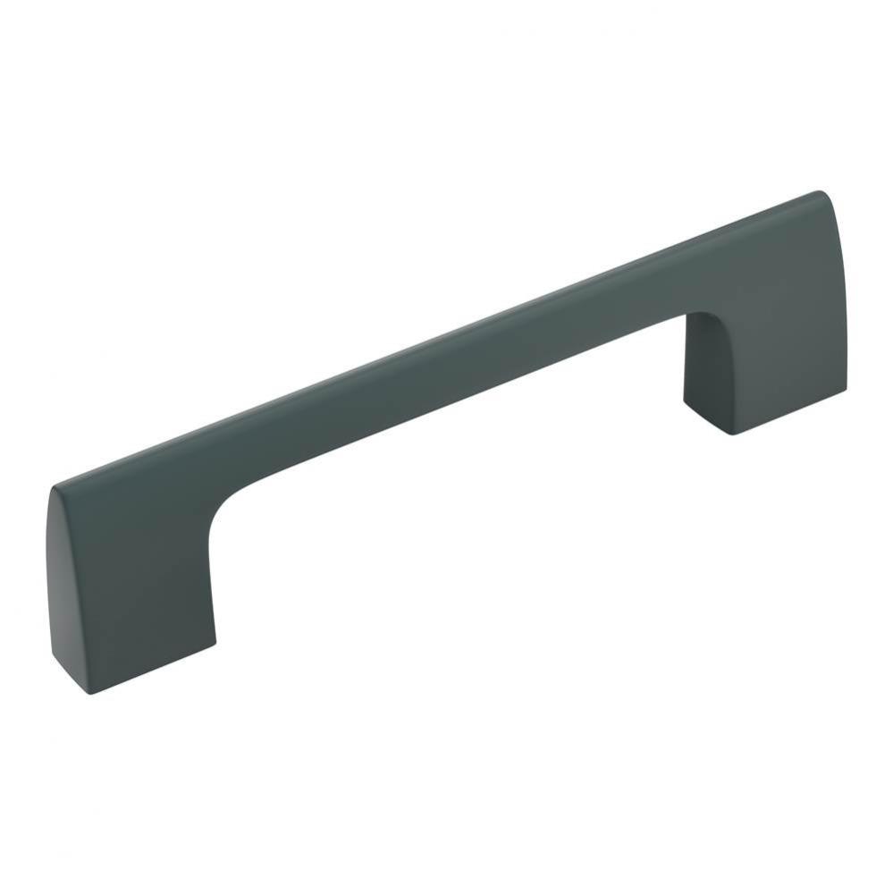 Riva 3-3/4 in (96 mm) Center-to-Center Matte Black Cabinet Pull