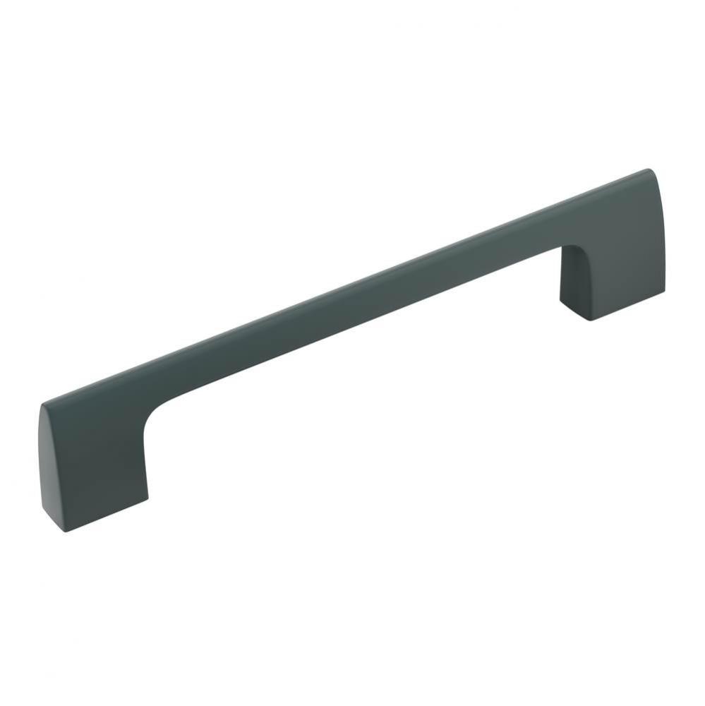 Riva 5-1/16 in (128 mm) Center-to-Center Matte Black Cabinet Pull