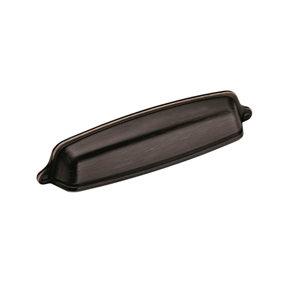 Allison™ Value Hardware 5-1/16 in (128 mm) Center-to-Center Oil Rubbed Bronze Cabinet Cup Pull