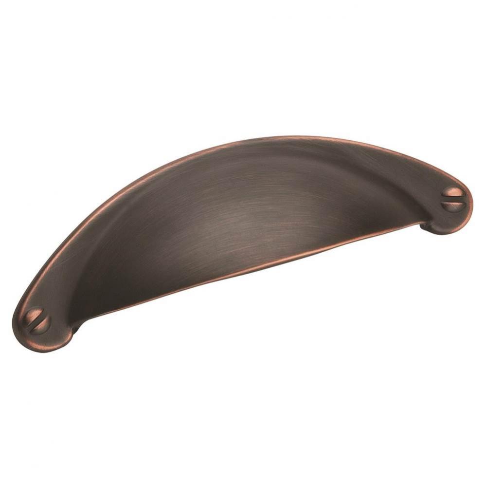 Cup Pulls 2-1/2 in (64 mm) Center-to-Center Oil-Rubbed Bronze Cabinet Cup Pull