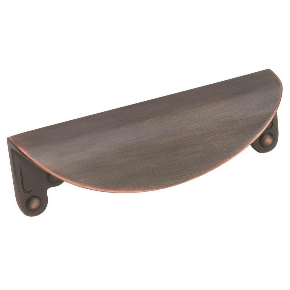 Inspirations 3 in (76 mm) Center-to-Center Oil-Rubbed Bronze Cabinet Cup Pull