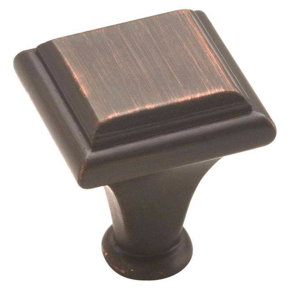 Manor 1 in (25 mm) Length Oil-Rubbed Bronze Cabinet Knob