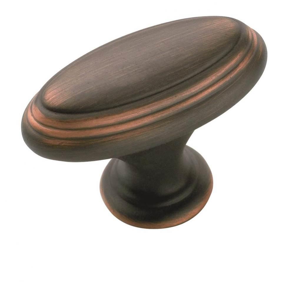 Mulholland 1-7/16 in (37 mm) Length Oil-Rubbed Bronze Cabinet Knob