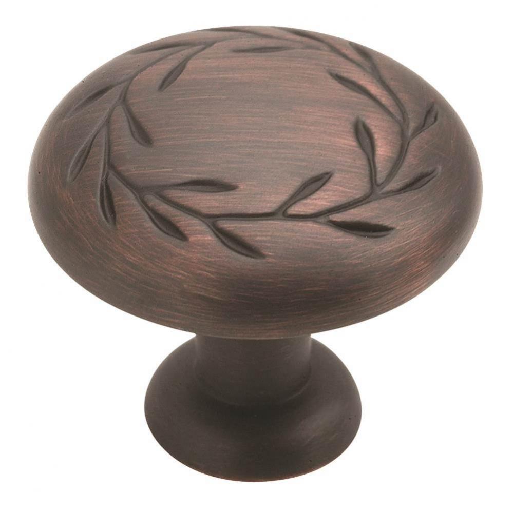 Nature''s Splendor 1-5/16 in (33 mm) Diameter Oil-Rubbed Bronze Cabinet Knob