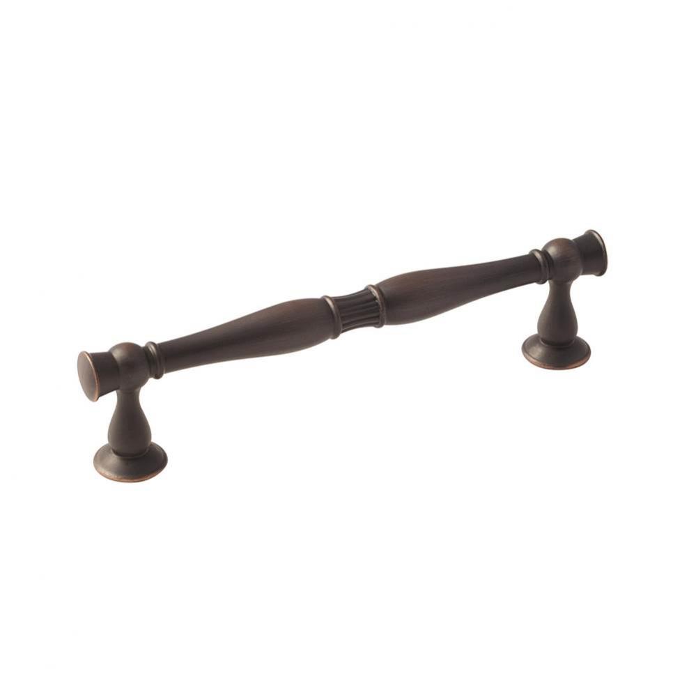Crawford 5-1/16 in (128 mm) Center-to-Center Oil-Rubbed Bronze Cabinet Pull