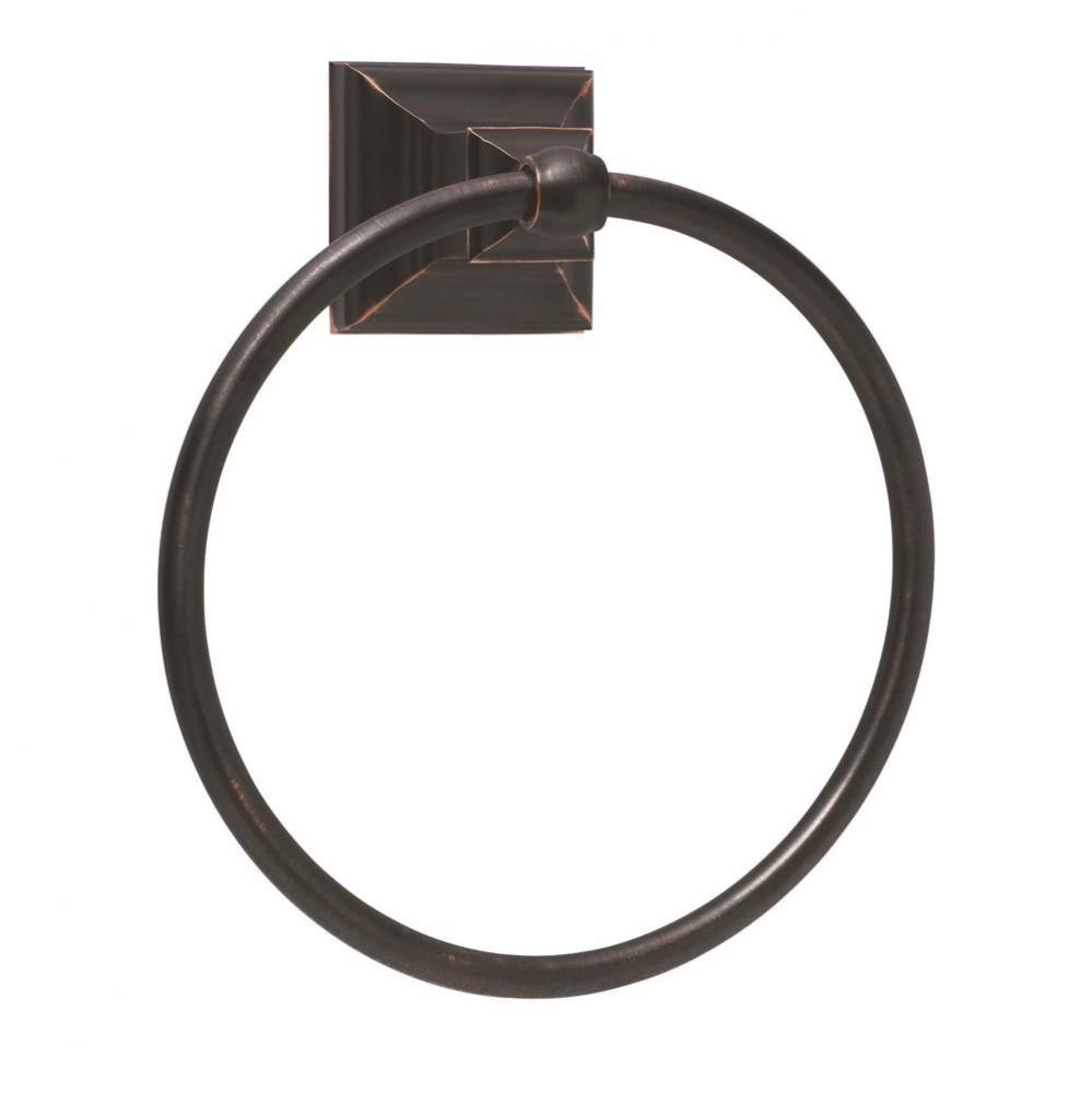 Markham 6-7/8 in (175 mm) Length Towel Ring in Oil-Rubbed Bronze