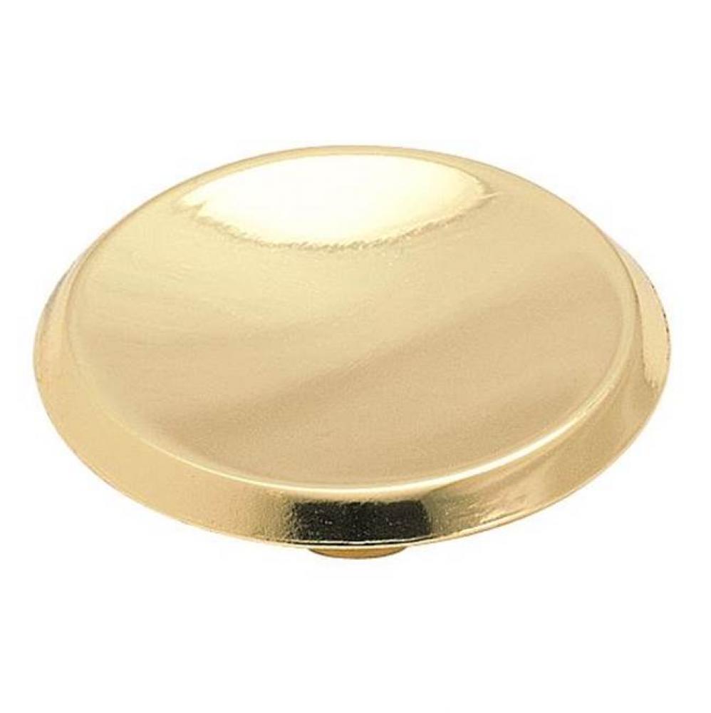 Allison Value 1-1/2 in (38 mm) Diameter Polished Brass Cabinet Knob