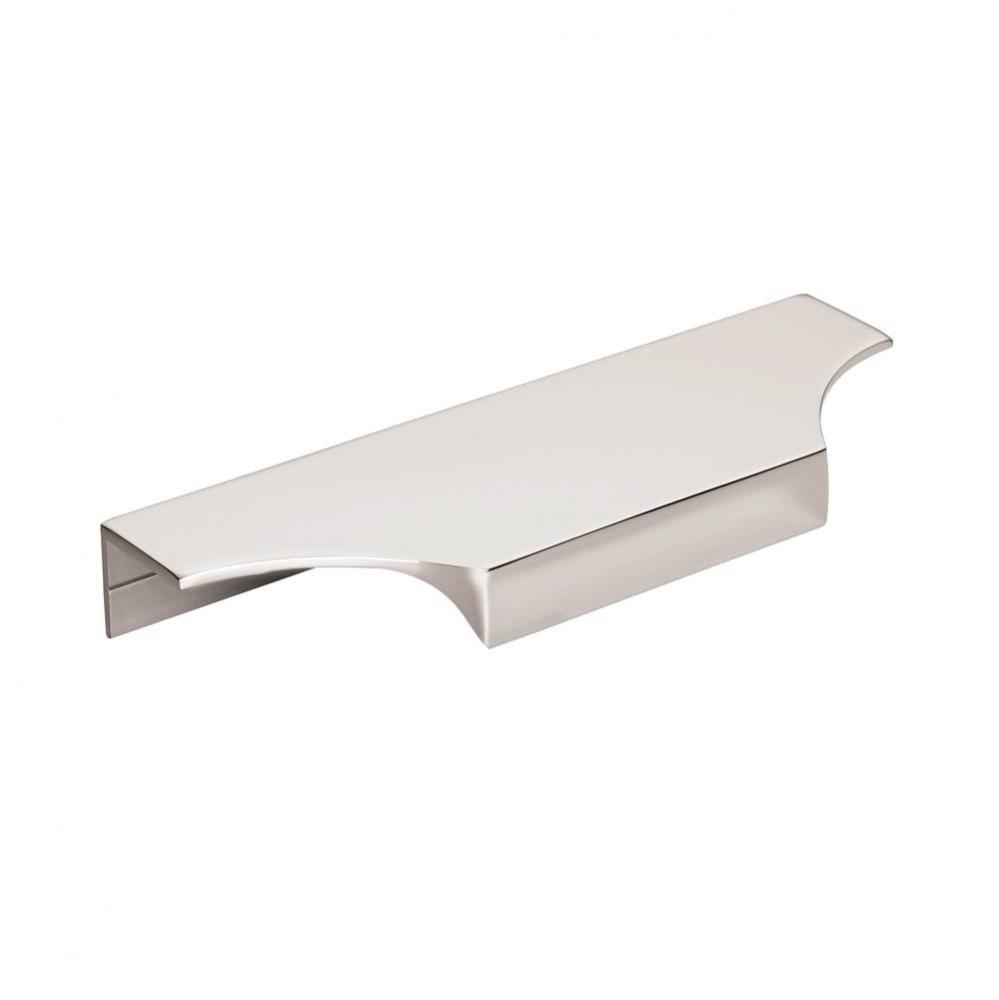 Extent 4-9/16 in (116 mm) Center-to-Center Polished Chrome Cabinet Edge Pull