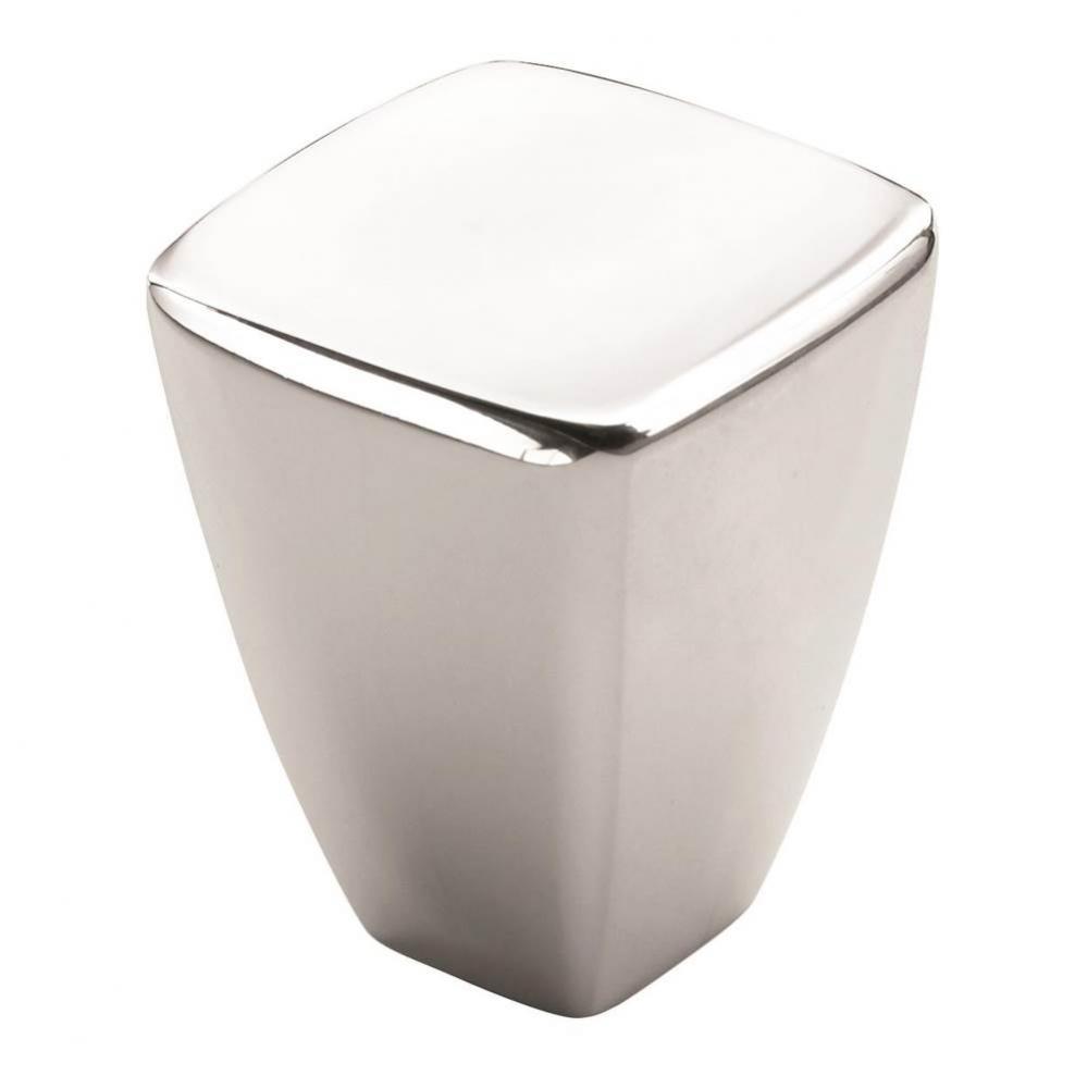 Creased Bow 7/8 in (22 mm) Length Polished Chrome Cabinet Knob