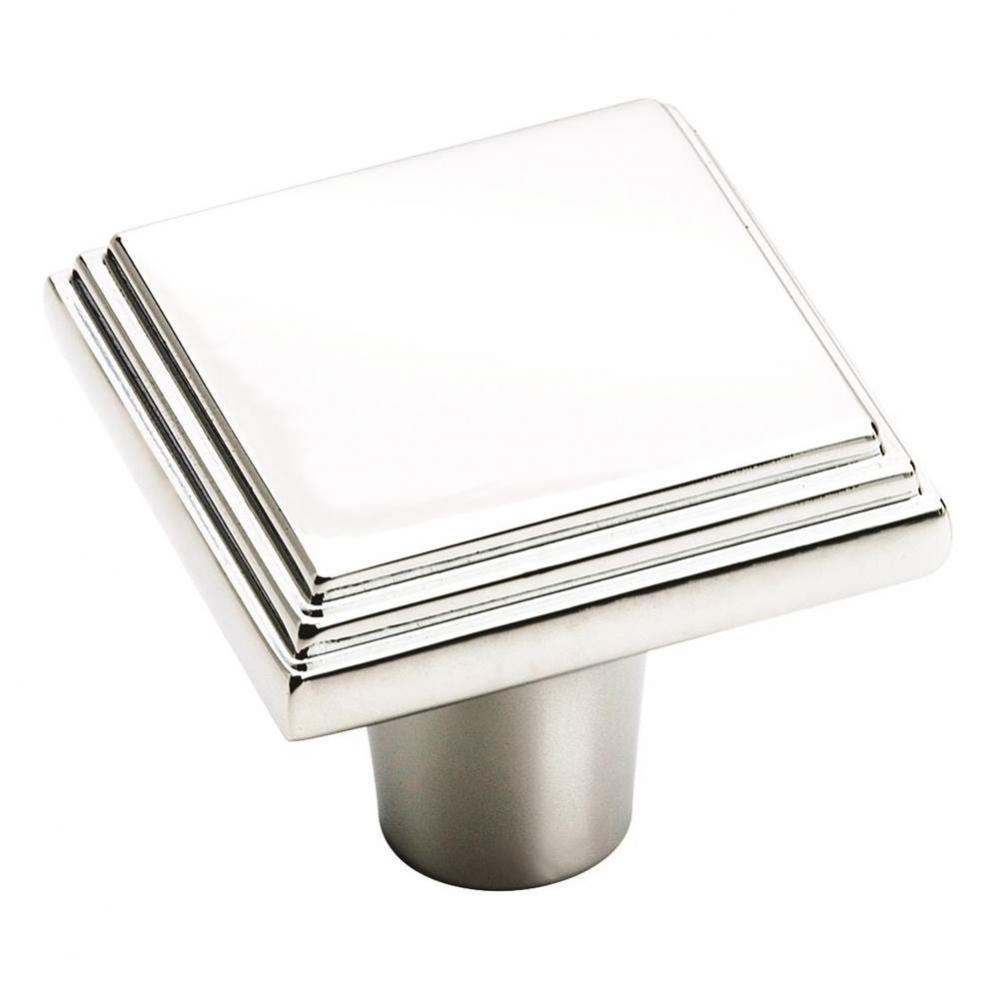 Manor 1-1/16 in (27 mm) Length Polished Chrome Cabinet Knob