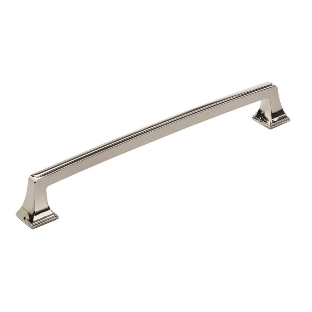 Mulholland 12 in (305 mm) Center-to-Center Polished Nickel Appliance Pull