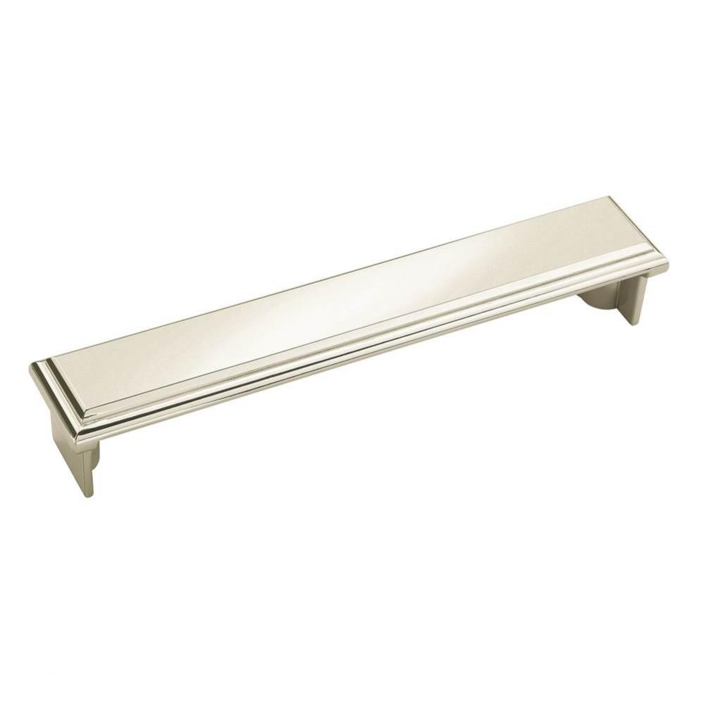 Manor 5-1/16 in (128 mm) Center-to-Center Polished Nickel Cabinet Cup Pull